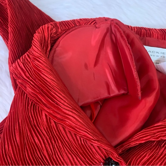 Jackie Jon Dressy Red Jacket with Fancy Buttons - Picture 8 of 8